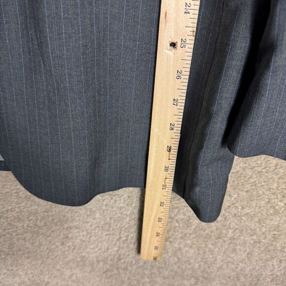 Hugo Boss Einstein Sigma Sport Coat‎ Mens 38 Gray Stripe Wool Blazer Suit Jacket - Picture 4 of 11